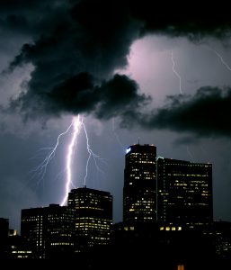 Noche de tormenta en Denver